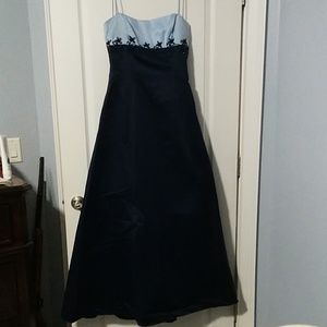 Formal blue dress